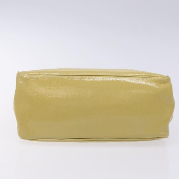 LOUIS VUITTON Cruise Line Sac Bicolor Hand Bag Enamel Yellow M92547 Auth BA4124 - Picture 6 of 16